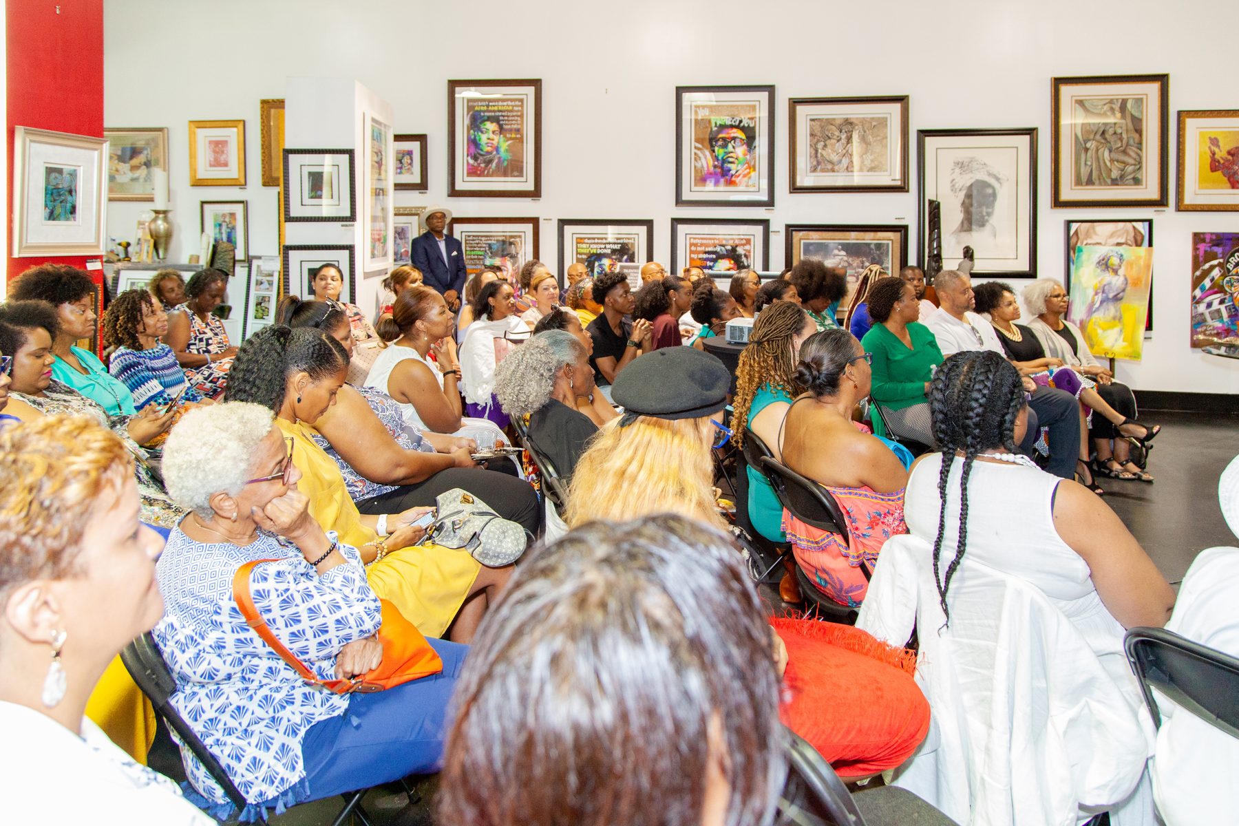 The gathering listening as one